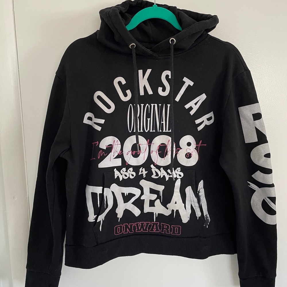 Rockstar Original black hoodie pre-owned in good condition size M